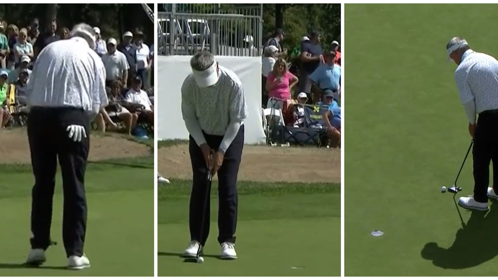 Paul Goydos has a SHOCKER from three feet to throw away PGA Tour Champions title